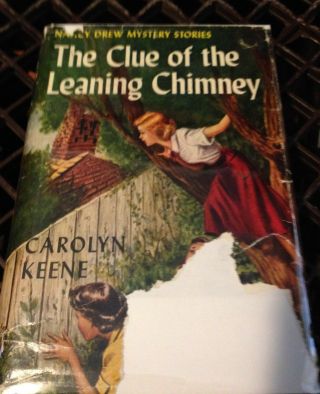 Clue Of The Leaning Chimney - 26 Carolyn Keene - 1955 - Vintage Nancy Drew