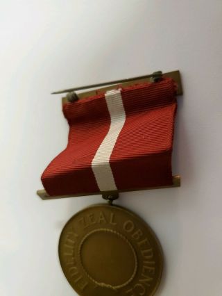 Vintage WWII US Coast Guard Medal Semper Paratus Pin Ribbon Bar Obedience USCG 3