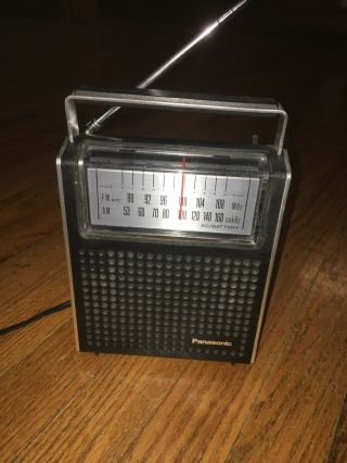 Vintage Panasonic Am/fm Radio Model Rf - 564 (-) Old Cool Receiver