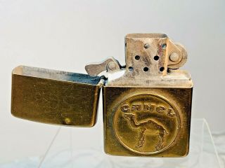 Zippo Camel Joe 1992 (60th Anniversary) Brass Lighter - Initials " Scb”