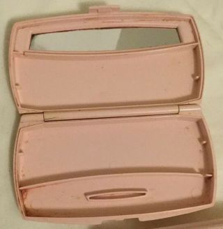 Vintage (2) Mary Kay Pink Lip/eye Shadow Compacts One Partially Full