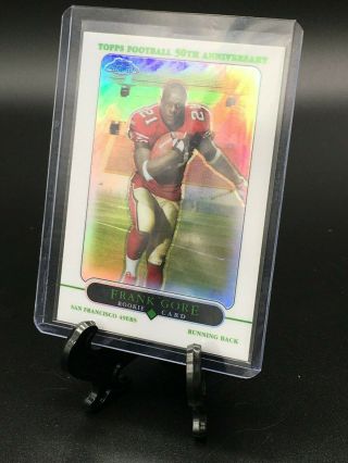 Frank Gore 2005 Topps Chrome Refractor Rookie Card 177