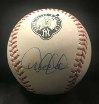 Derek Jeter Signed Retirement Logo Rawlings Baseball