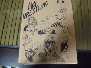5 Vintage Eclectic Wrestling Magazines & Bulletins - Female,  Women,  Girl Wrestlers 3