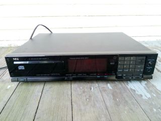 Nec Cd - 610 Awesome Vintage Digital Audio Compact Disc Player 1987
