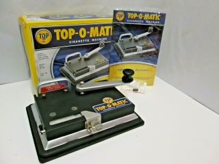 Top - O - Matic Cigarette Maker Rolling Making Tobacco Injector Machine King & 100 