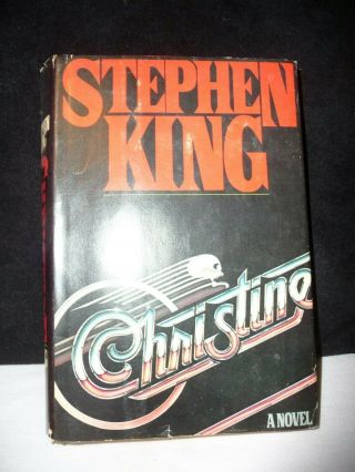 Vintage Hardcover Book By Stephen King " Christine " With Dust Jacket