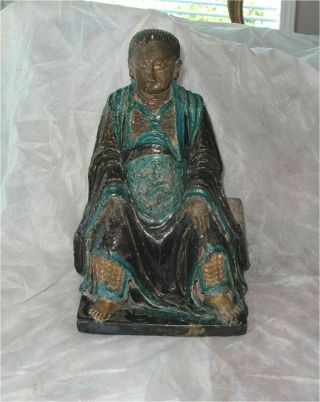 Ming Dynasty Chinese Sancai Glazed Figure Daoist Deity Immortals Scholars 1600 