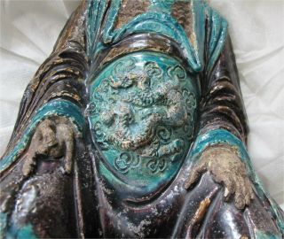Ming Dynasty Chinese Sancai Glazed figure Daoist Deity Immortals Scholars 1600 ' s 3