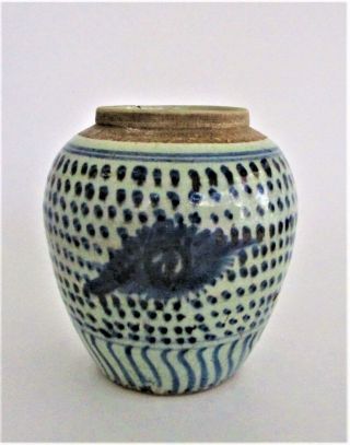 Antique Chinese Ming Dynasty Porcelain Vase Jar