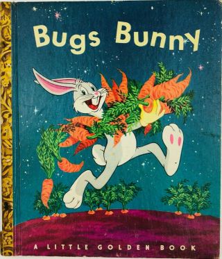 Vintage Bugs Bunny Warner Bros.  A Little Golden Book 1949