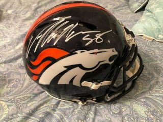 Von Miller Auto Signed Denver Broncos Full Size Authentic Helmet