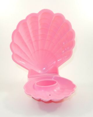 P200 Vintage My Little Pony Sea Seapony Pink Clam Shell Seawinkle Cute