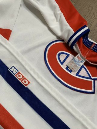 Vintage Montreal Canadiens Ccm Nhl Hockey Jersey Mens Size Xl Red Blue