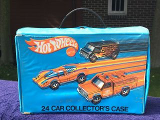 Vintage 1975 Mattel Hot Wheels 24 Car Collector’s Case 8227