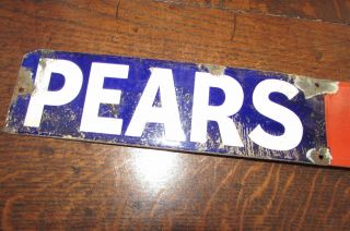 Antique ' Pears Soap ' metal enamel advertising sign 2