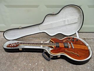 Vantage Vsh - 455 Vintage Mij Hollowbody Electric Guitar With Case