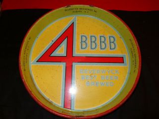 Vintage Beverwyck Best Beer Brewed 4 Bbbb Serving Tray