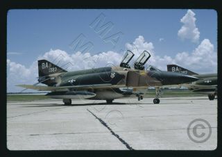 35mm Kodachrome Aircraft Slide - Rf - 4c Phantom 68 - 0583 " Ba " 91trs @ Eglin 1971