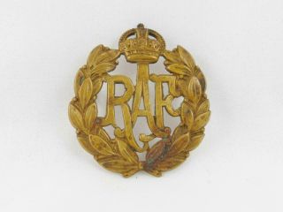 Vintage / Ww2 Brass Raf Royal Air Force Nco 