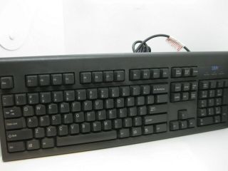 Vintage Ibm Model Kb - 8923 Ps/2 Wired Computer Keyboard Black -