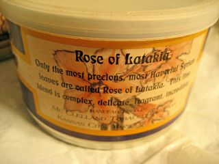 McClelland Co.  ROSE Of Latakia Pipe Smoking Tobacco Tin Can Container EMPTY 2