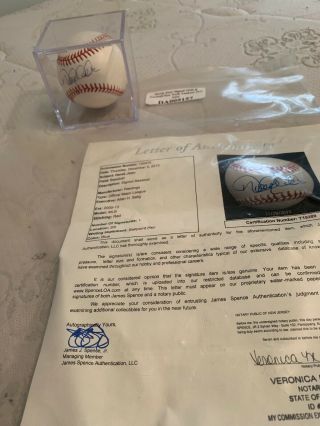 Derek Jeter Ny Yankees Signed Major League Mlb Baseball With