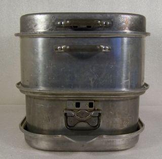 Wear - Ever 7 Piece Large Aluminum Baking Pan Roaster Set W/ Racks Vintage