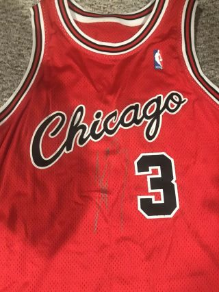 Tyson Chandler Signed Chicago Bulls Game Issued Jersey Autographed Nike 52,  4 2