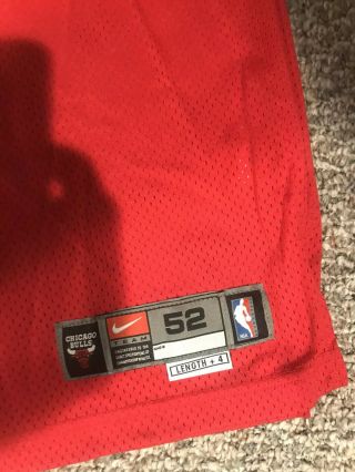 Tyson Chandler Signed Chicago Bulls Game Issued Jersey Autographed Nike 52,  4 3