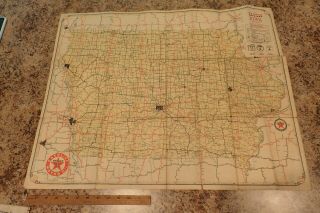 1932 Texaco Road Map - Iowa - Spring Edition.