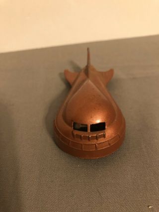 Vintage 1950’s Midgetoy Die Cast Sci - Fi Space Ship Toy Made In Rockford Ill.