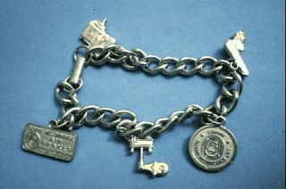 Vintage Bendix Westinghouse Air Brakes Charm Bracelet
