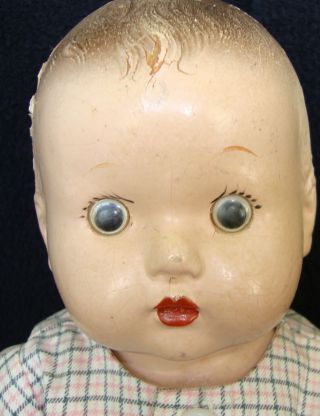 Antique Baby Doll Jointed Composition Sweet Face Googly - Eyed 13 