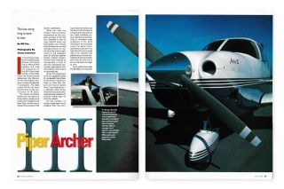 2002 Piper Archer Iii Aircraft Report 1/31/19o