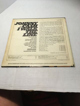 Johnny Cash,  I Walk The Line Vintage Vinyl 2