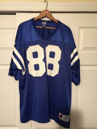 Vintage Champion Nfl Indianapolis Colts Marvin Harrison Jersey Mens Size 48