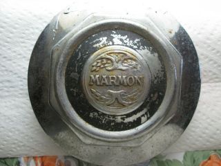 Rare Antique Marmon Screw On Hubcap 5 1/2 Inches Across