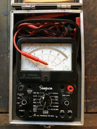 Vintage Simpson 260 Series 7 And 7m Volt - Ohm - Milliammeter