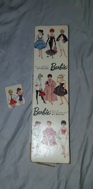 Vintage Barbie Doll Box Only 850 1962 Japan Blond Blonde Bubble Cut
