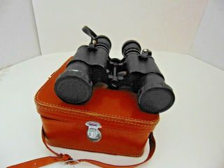 Vintage Scope No.  3804 Binoculars 7x35 (367ft.  At 1000yds. ) - Amber Coated Optics