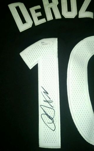 Demar Derozan Signed Autographed Toronto Raptors Jersey Jsa Q61924