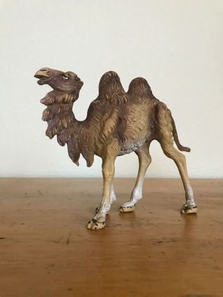 Vintage Plastic Fontanini Standing Nativity Camel