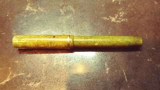Sheaffer Vintage Jade Green Flat Top Gold Tip Fountain Pen