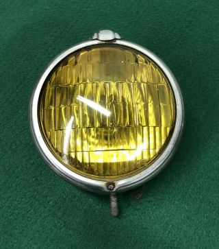 Vintage Electroline Model 75 Fog Lamp 5 - 3/4” 1940’s ? Motorcycle Headlight