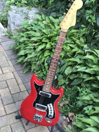 1960’s Vintage Hagstrom Ii Electric Guitar Two Pickup