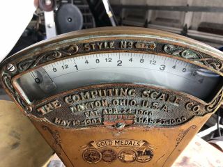 Dayton The Computing Scale 1906 General store Candy Counter Scale 166 2