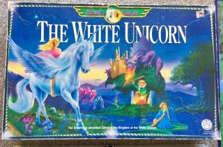 Vintage 1995 The White Unicorn Board Game - Dream Games - Crown & Andrews