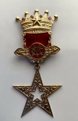 Vintage 1960 10k Gold Filled Royal Arcanum Medal
