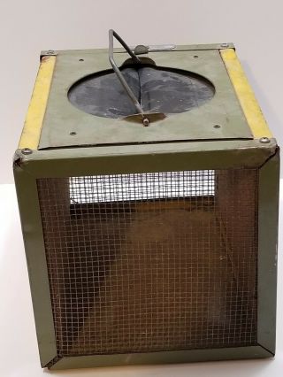 Vintage Oberlin Bait Canteen Fishing Cricket Box